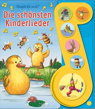 6-Button-Liederbuch, Die schönsten Kinderlieder