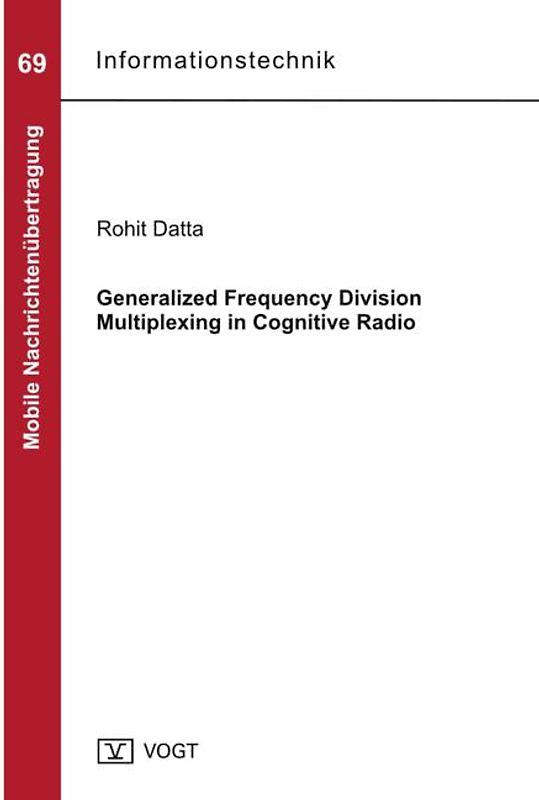 Generalized Frequency Division Multiplexing in Cognitive Radio