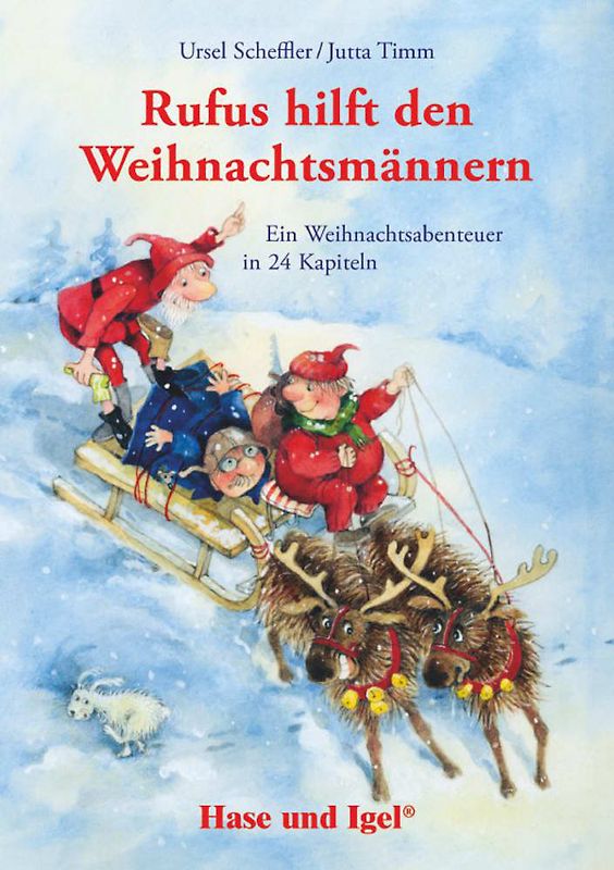 Rufus hilft den Weihnachtsmännern
