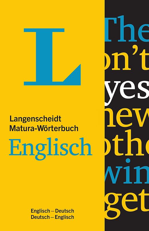 Langenscheidt Matura-Wörterbuch Englisch