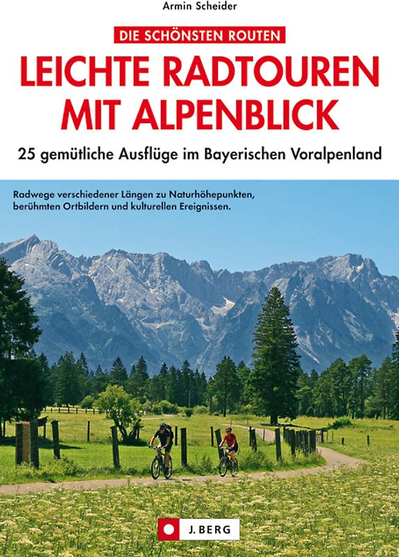Leichte Radtouren mit Alpenblick