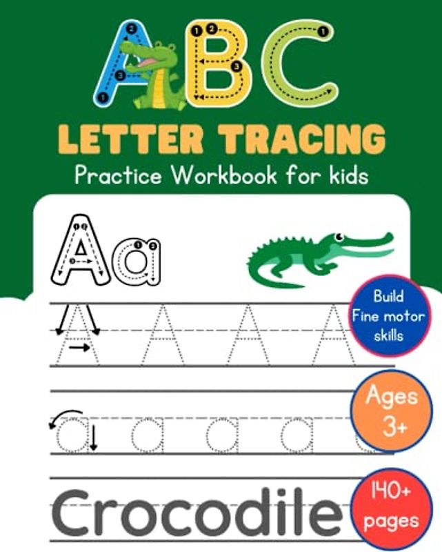 Letter Tracing Workbook: ABC Letter Tracing Book For Preschoolers, Kindergarten, Pre-K And Kids Ages 3-5 Years | Alphabet Tracing Workbook | Line Tracing