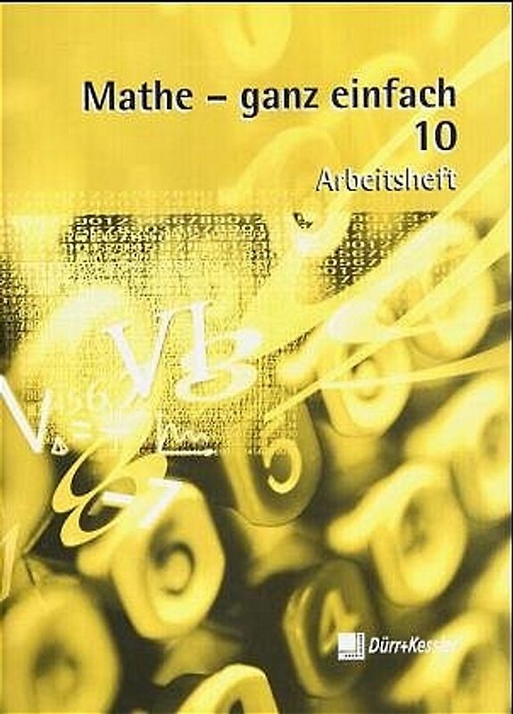 Mathe - ganz einfach. Arbeitsheft 10