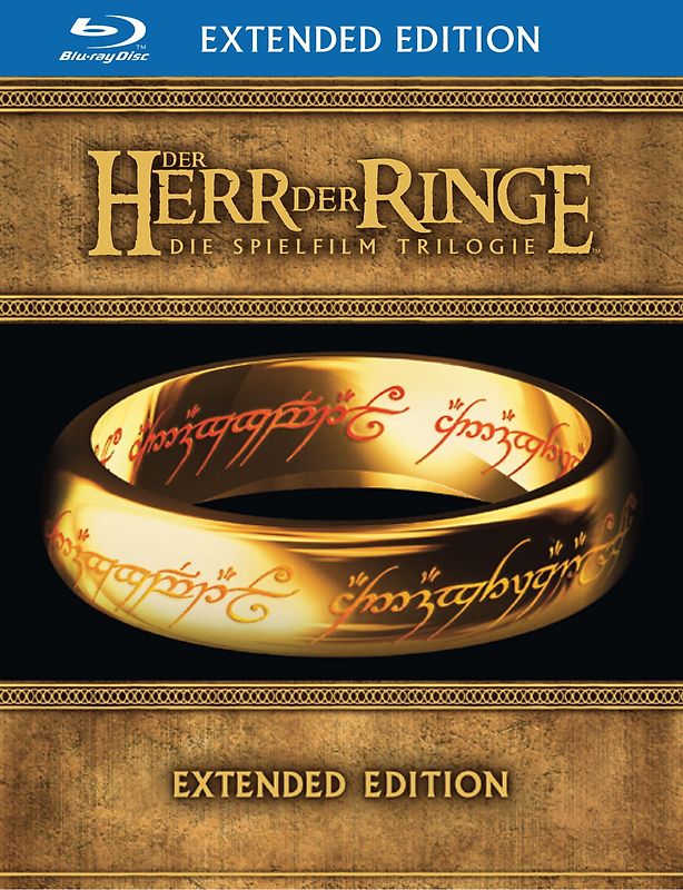 Der Herr der Ringe - Die Spielfilm Trilogie [Extended Edition, 6 Blu-ray Discs & 9 DVDs] Blu-ray Disc