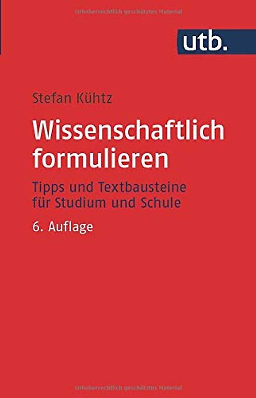 Wissenschaftlich formulieren