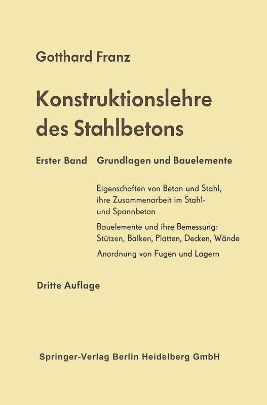 Konstruktionslehre des Stahlbetons