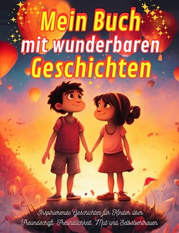Mein Buch mit wunderbaren Geschichten: Inspirierende Geschichten für Kinder über Freundschaft, Freundlichkeit, Mut und Selbstvertrauen.
