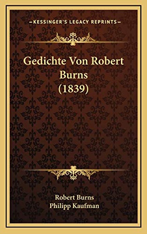 Gedichte Von Robert Burns (1839)