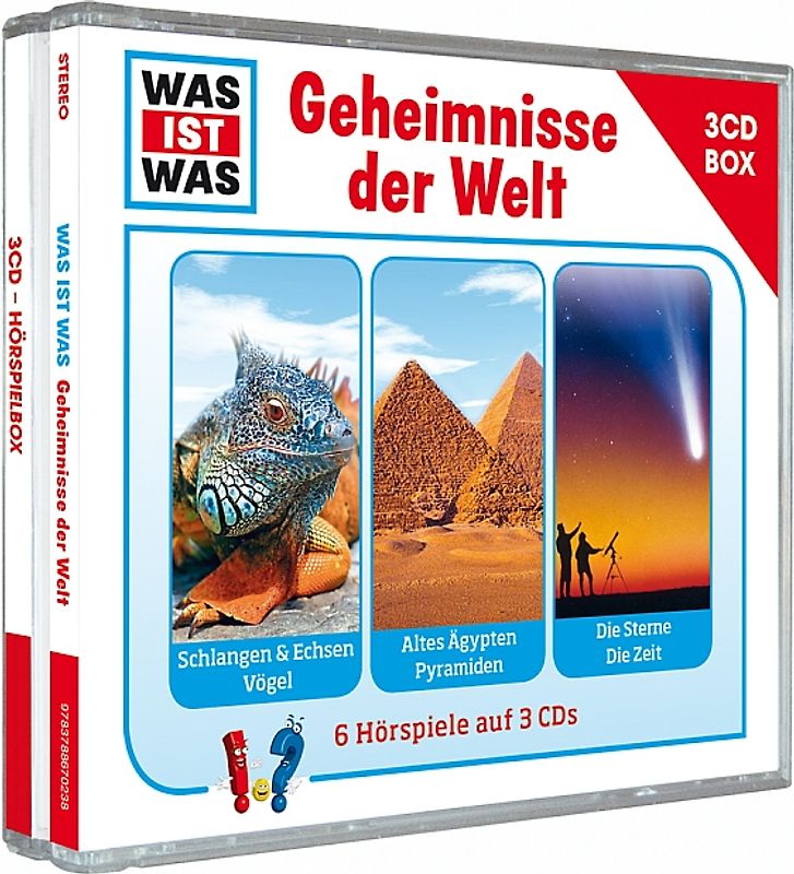 WAS IST WAS 3-CD-Hörspielbox Geheimnisse der Welt