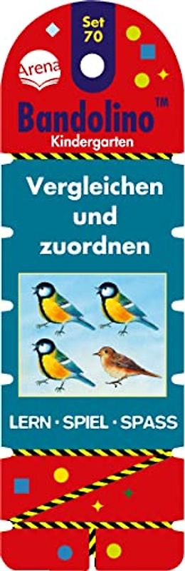 Bandolino Set 70. Vergleichen und zuordnen: Lernspiel mit Lösungskontrolle für Kinder ab 4 Jahren