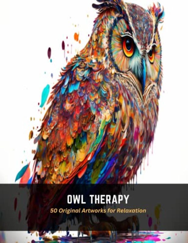 Owl Therapy: 50 Original Artworks for Relaxation