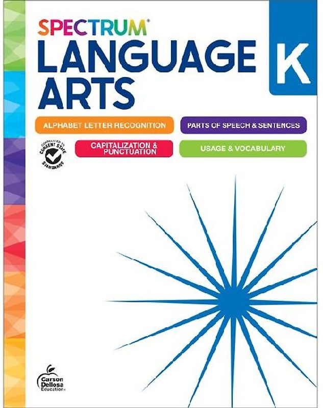 Spectrum Language Arts Workbook, Grade K