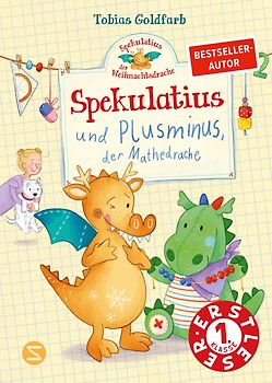 Spekulatius, der Weihnachtsdrache. Spekulatius und Plusminus, der Mathedrache