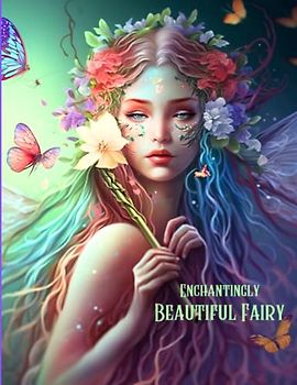 Enchantingly Beautiful Fairy: 50 Detailed Fairy Coloring Pages for Teens and Adults. Express Your Creativity with these Amazing Fantasy Images. 8.5 x 11 Size