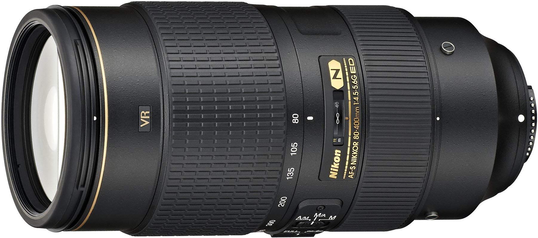 Nikon AF-S NIKKOR 80-400 mm F4.5-5.6 ED G VR 77 mm Filtergewinde (Nikon F Anschluss) schwarz