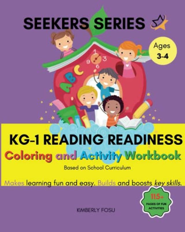 KG-1 Reading Readiness: Coloring and Activity Workbook (Seekers Series, Band 5)