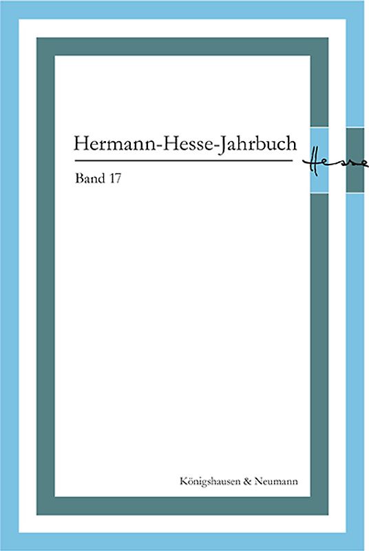 Hermann-Hesse-Jahrbuch, Band 17