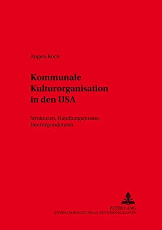 Kommunale Kulturorganisation in den USA