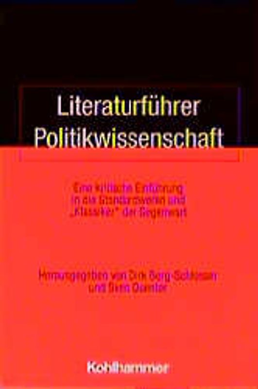 Literaturführer Politikwissenschaft