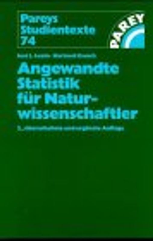 Angewandte Statistik für Naturwissenschaftler