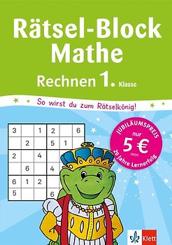 Klett Rätsel-Block Mathe Rechnen 1. Klasse