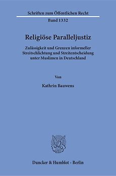 Religiöse Paralleljustiz.