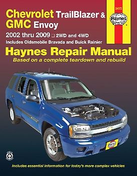 Chevrolet TrailBlazer, TrailBlazer EXT, GMC Envoy, GMC Envoy XL, Oldsmobile Bravada & Buick Rainier with 4.2L, 5.3L V8 or 6.0L V8 engines (2002 -2009) Haynes Repair Manual (USA)