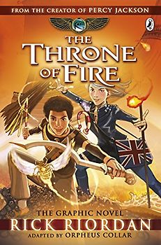 The Throne of Fire: The Graphic Novel (The Kane Chronicles Book 2) (Kane Chronicles Graphic Novels, 2)