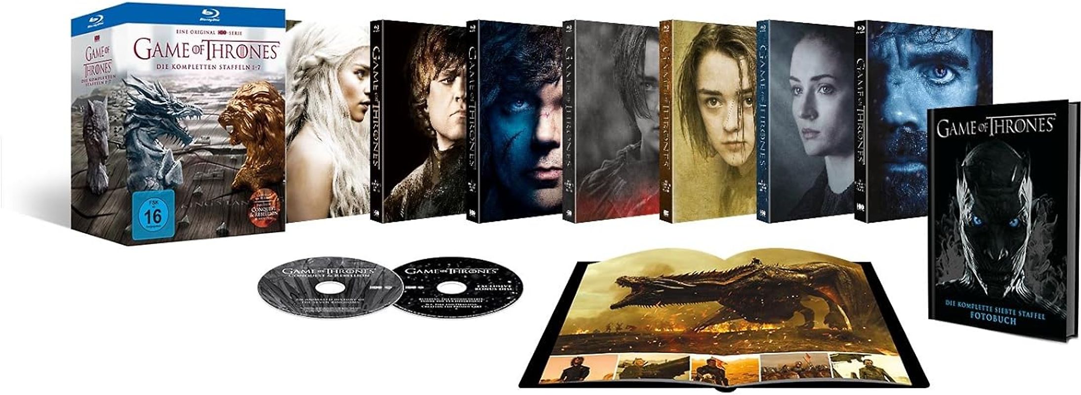 Game of Thrones: Die kompletten Staffeln 1-7 [Limited Edition,35 Discs] Blu-ray Disc