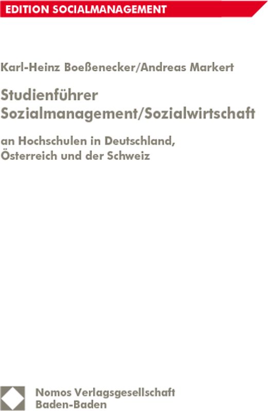 Studienführer Sozialmanagement/Sozialwirtschaft