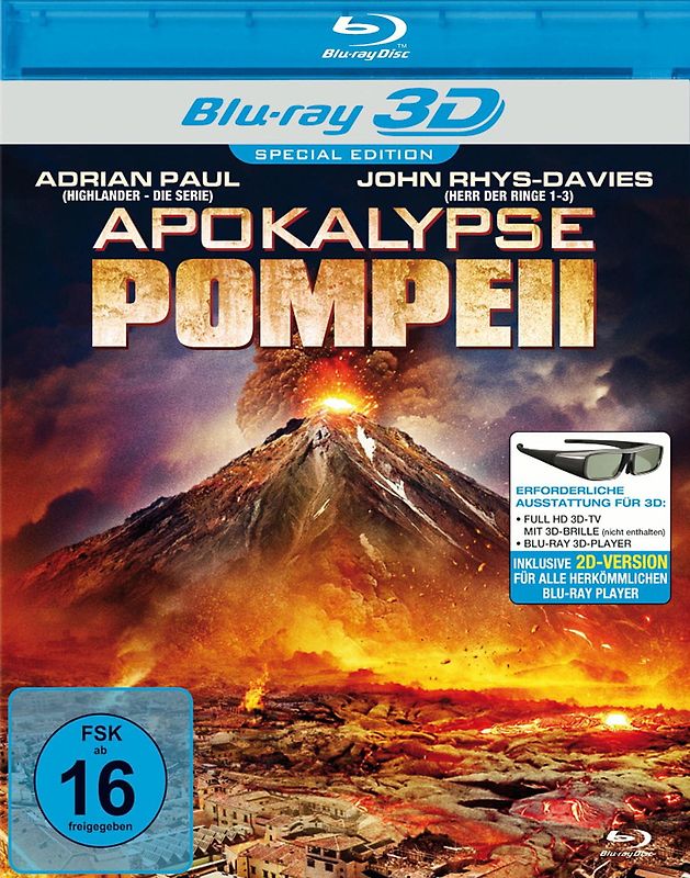 Apocalypse Pompeii 3D [Special Edition, inkl. 2D Version] 3D Blu-ray Disc