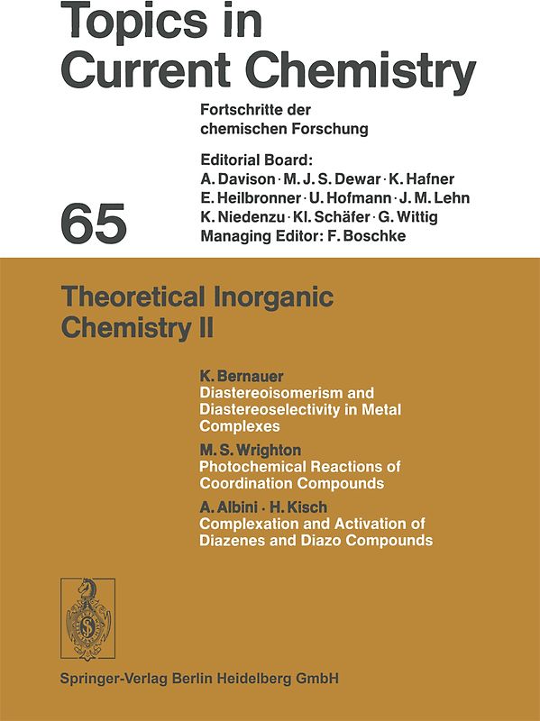 Theoretical Inorganic Chemistry II