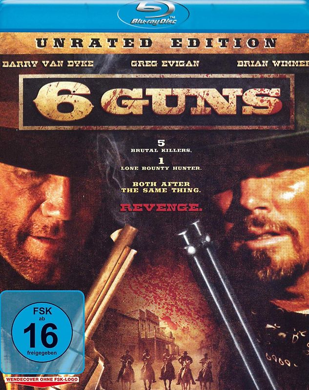 6 Guns - uncut Edition Blu-ray Disc