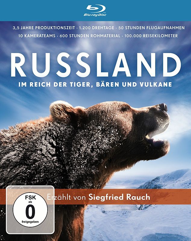 Russland - Im Reich der Tiger, Bären und Vukane Blu-ray Disc