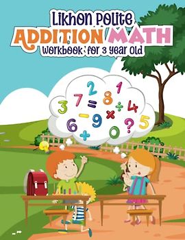 Likhon Polite Addition Math Workbook for 3 year Old