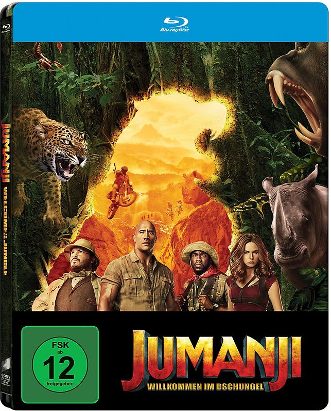 Jumanji: Willkommen im Dschungel [Steelbook] Blu-ray Disc