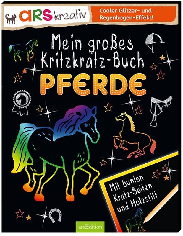 Mein großes Kritzkratz-Buch Pferde