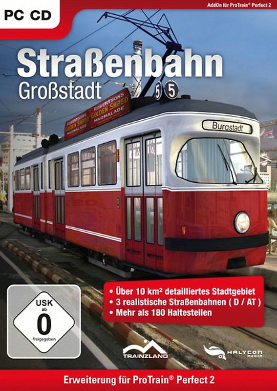ProTrain Perfect 2: Straßenbahn - Großstadt [AddOn] PC Spiele