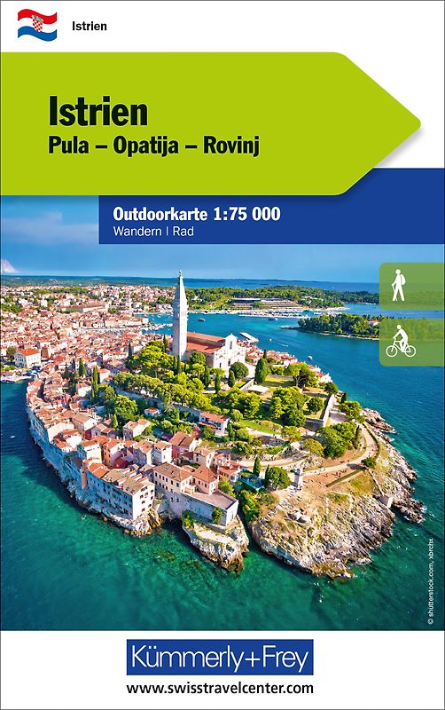 Kümmerly+Frey Outdoorkarte Istrien 1:75.000