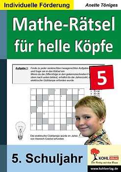 Mathe-Rätsel für helle Köpfe / Klasse 5