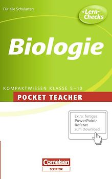 Pocket Teacher - Sekundarstufe I - Neue Ausgabe / Biologie
