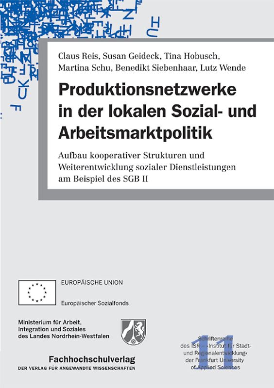 Produktionsnetzwerke in der lokalen Sozial- und Arbeitsmarktpolitik