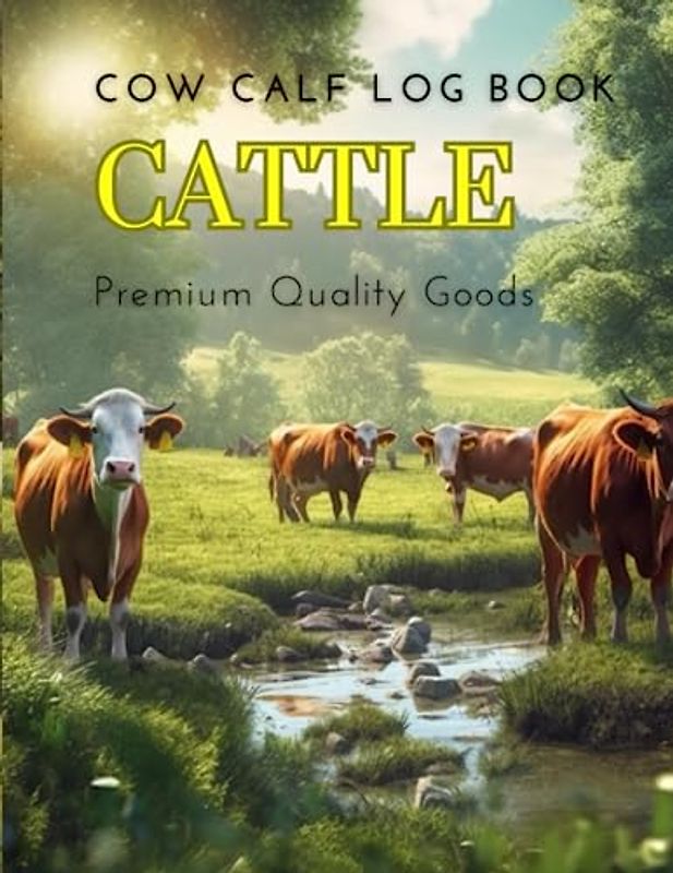 Cow Calf Log Book: Cattle