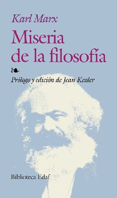 Miseria de la filosofía