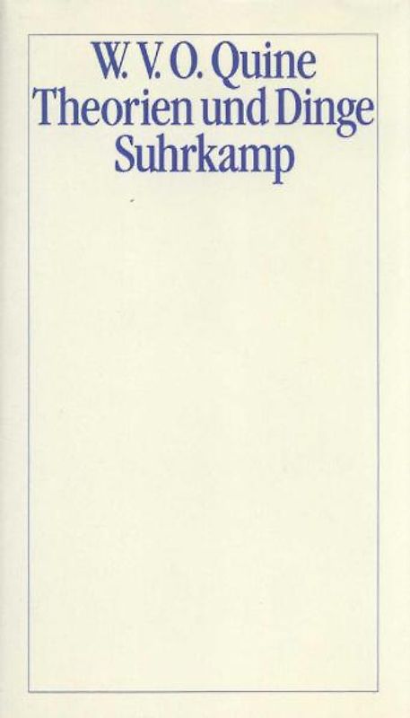 Theorien und Dinge