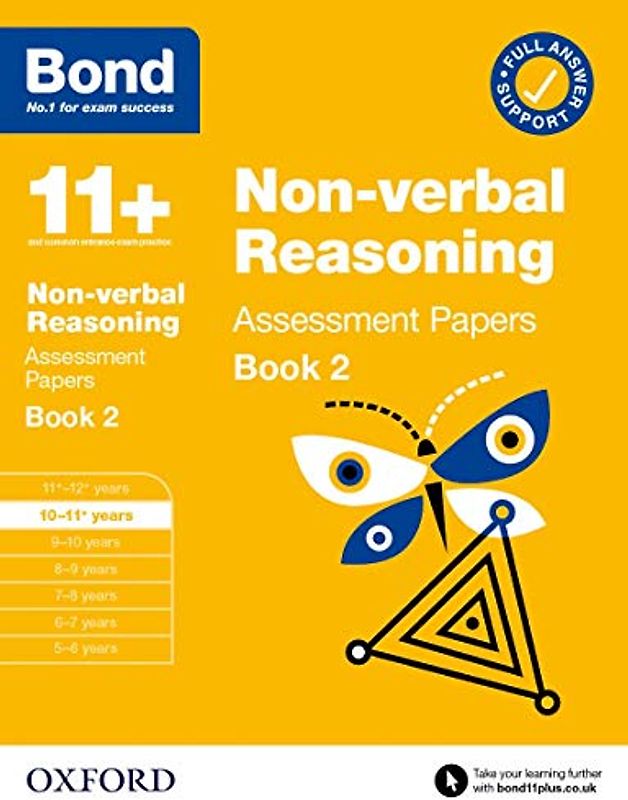 Bond 11+ Non-verbal Reasoning Assessment Papers 10-11 Years Book 2 (for GL Assessment & other 11 plus exams)