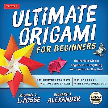 Ultimate Origami for Beginners Kit: The Perfect Kit for Beginners-Everything you Need is in This Box!: Kit Includes Origami Book, 19 Projects, 62 Origami Papers & Video Instructions