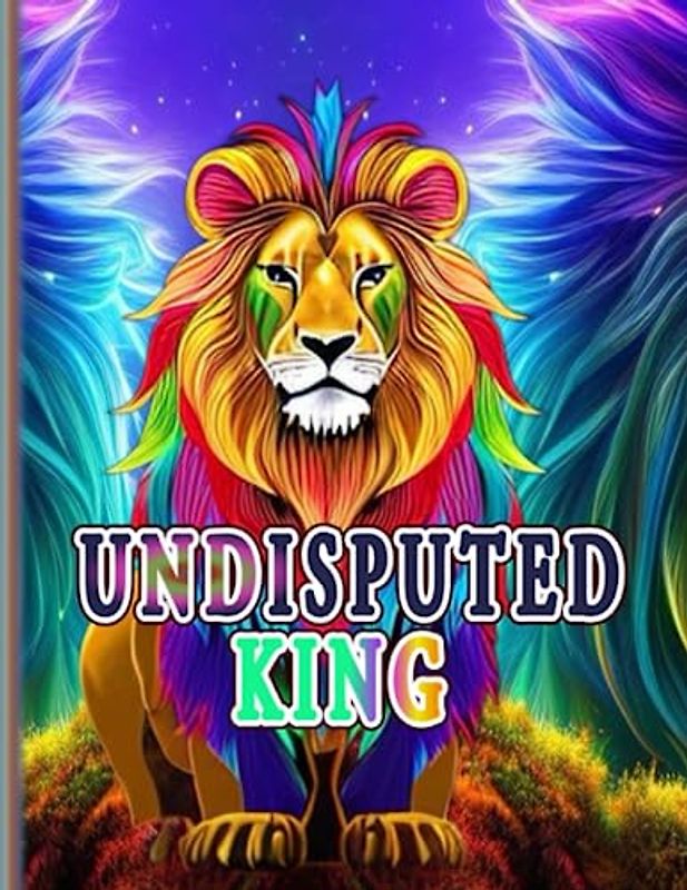 UNDISPUTED KING: Lion Art Therapy for Adults and Big Cats Lovers