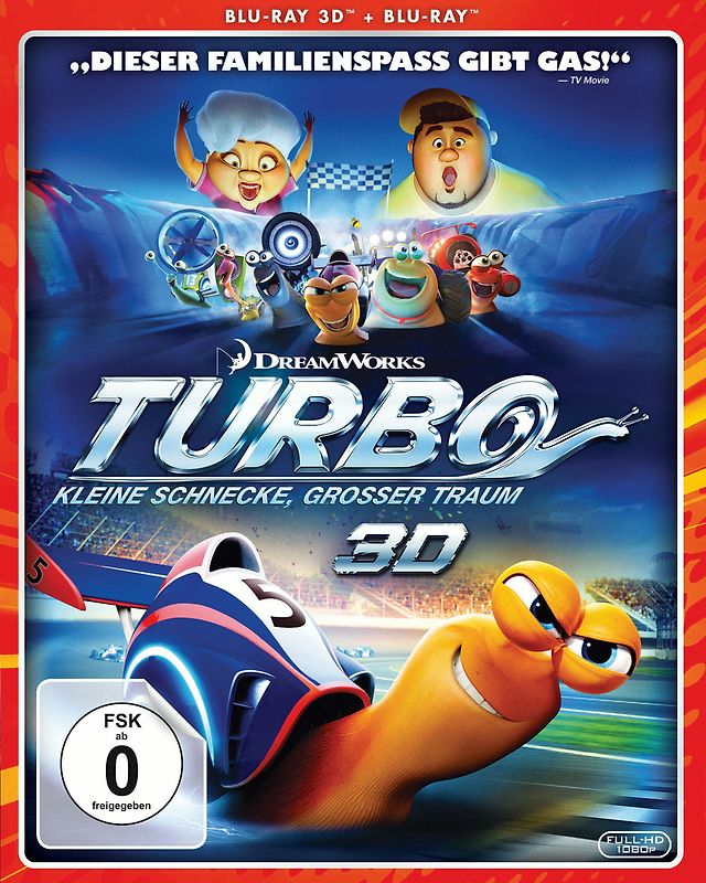 Turbo - Kleine Schnecke, großer Traum [3D Blu-ray] 3D Blu-ray Disc