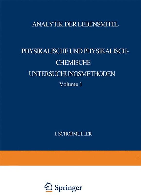 Analytik der Lebensmittel